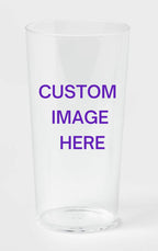 Personalized Design on Hard Plastic Cup -18oz -Set of 4