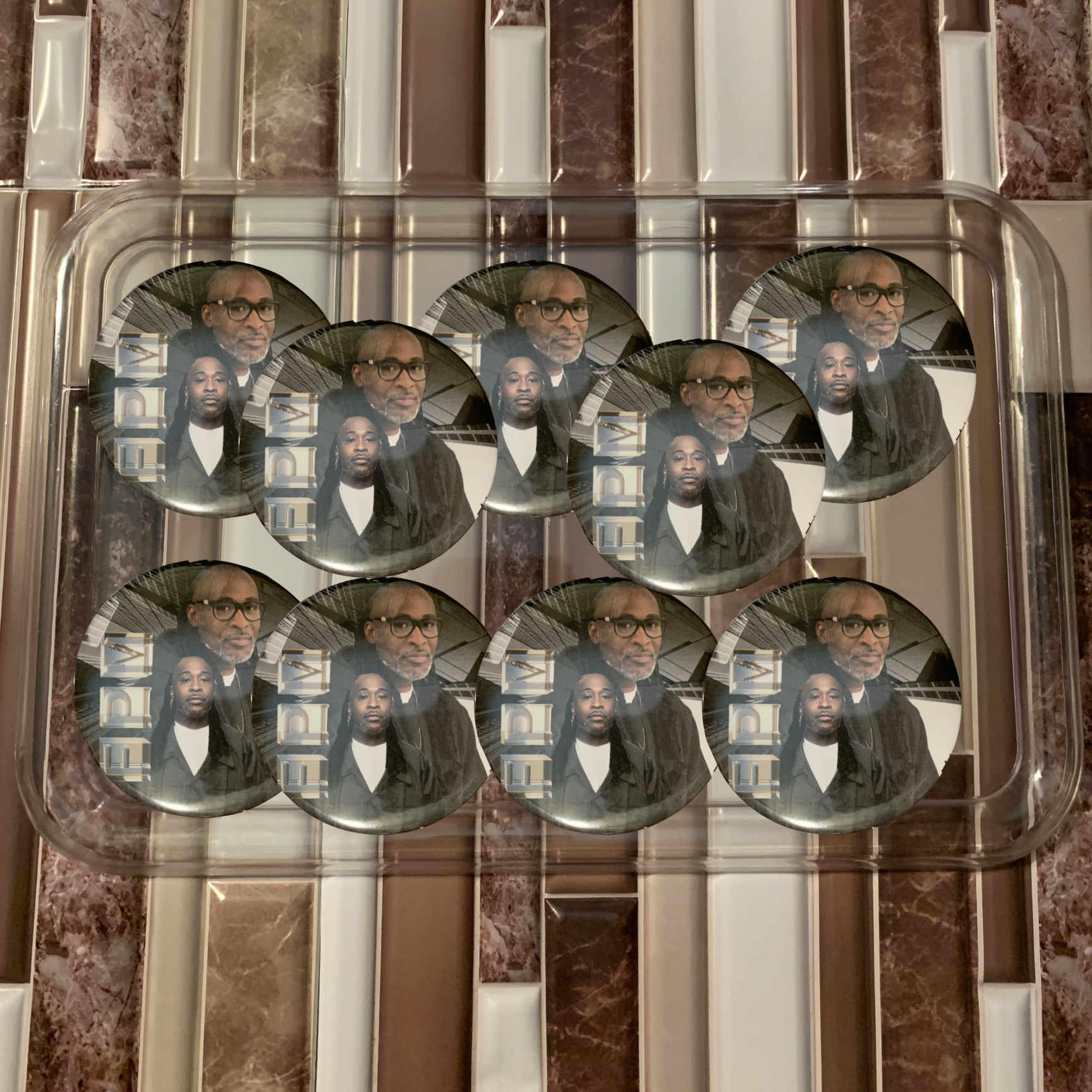 Personalized Design on  3 inch Buttons - Circle