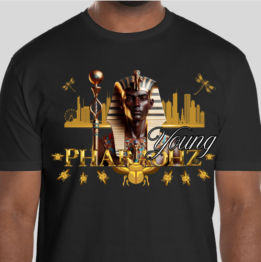 Young Pharaohz® Brand - Short Sleeve T Shirt ( Male Pharaoh )