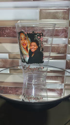 Personalized Design on Clear Disposable Plastic Cups 14oz - Minimum of 25